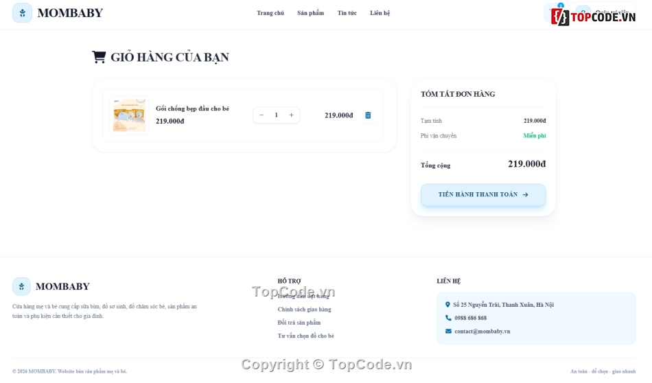 website,web bán sản phẩm,web sản phẩm
